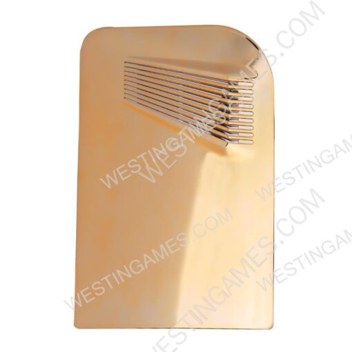 Replacement New Housing Case Faceplate Cover with Vented Design for PS5 UHD System - Gold - Image 2