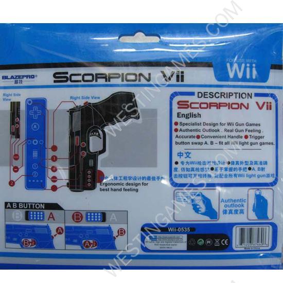 Nintendo Wii Scorpion Vii Light Gun (Built-in with Wii Remote) - Image 5