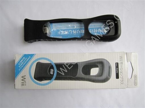 Motion Plus with Silicone Sleeve for Wii Remote Black (JP)