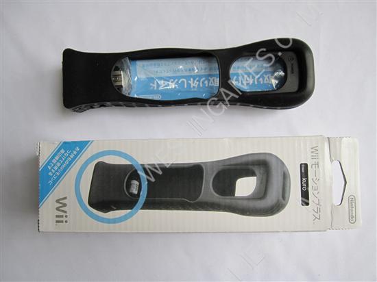 Motion Plus with Silicone Sleeve for Wii Remote Black (JP)