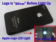 Near Luminescent Logo Light Up LED Light Mod Kit BLACK/White for Apple iPhone 4S