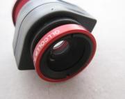 3 in 1 Camera Lens including Fisheye, Macro and Wide Angle for iPhone 4 4S - Red 04