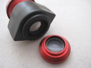 3 in 1 Camera Lens including Fisheye, Macro and Wide Angle for iPhone 4 4S - Red 05