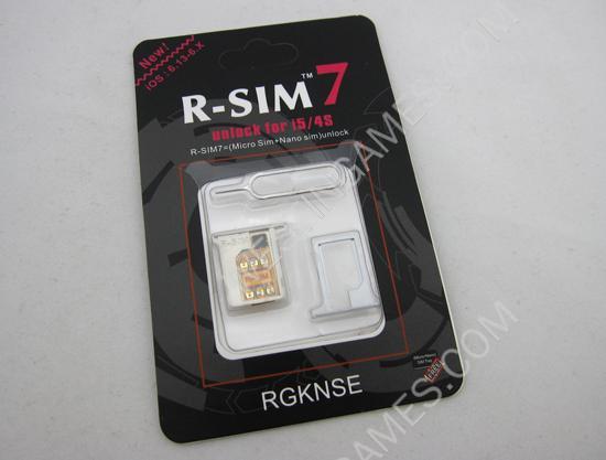 R-SIM 7 Unlock SIM Card For iPhone 5 / 4S IOS5-IOS6