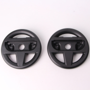 2in1 Direction Manipulate Wheel and Controller Handle Grip 2 Set for Switch OLED Joy-con Black 04