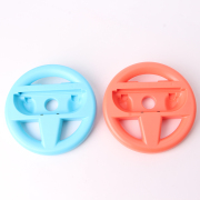 2in1 Direction Manipulate Wheel and Controller Handle Grip 2 Set for Switch OLED Joy-con Red and Blue 04