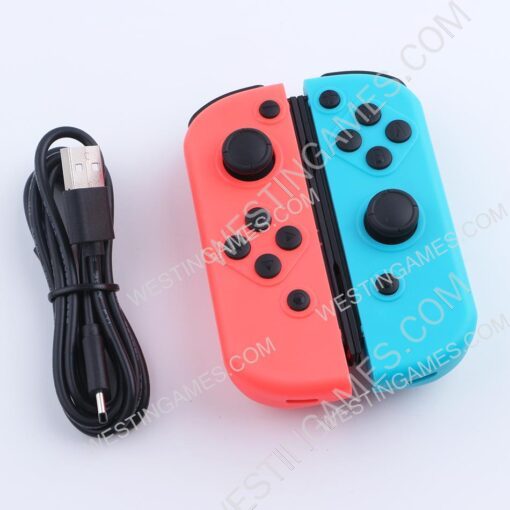 Left and Right Wireless Joycon Controller v2 version for NS switch Console - Red and Blue - Image 2