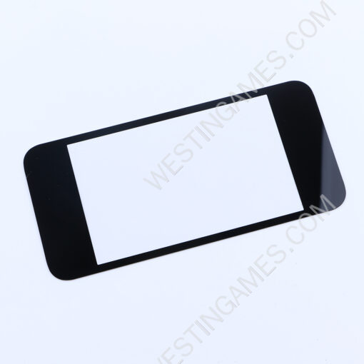 Replacement Top Surface Glass with Gasket Sticker forNEW 2DSXL/LL - Black
