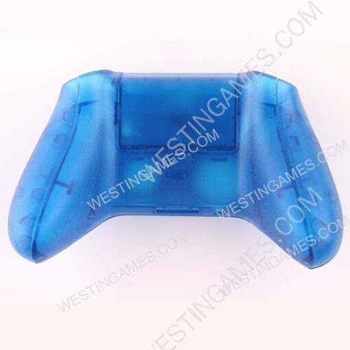 Replacement Transparet Top and Bottom Housing Shell Case for XBOX Series Controller - Blue - Image 3