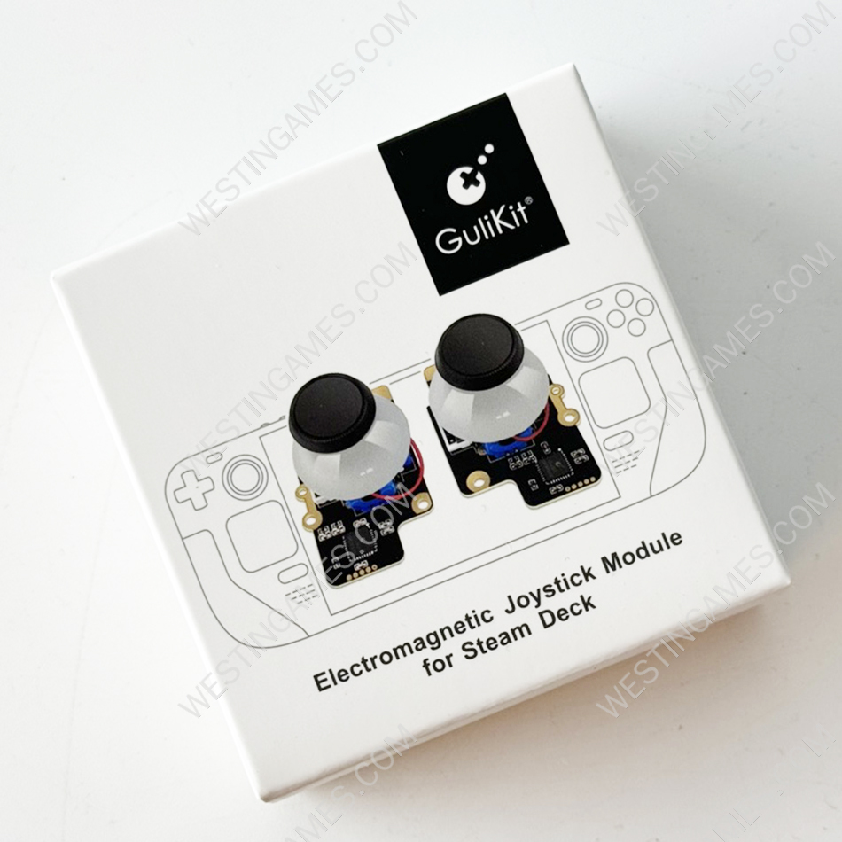 GuliKit SD02 Hall Effect Sensor Analog Stick No Drifting Electromagnetic Replacement for Steam Deck