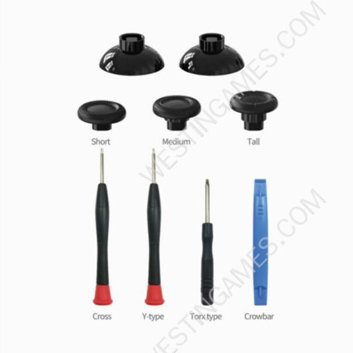 8in1 FPS Magic Removable Plastic Thumbstick Cap with Screwdrive for PS4 and XBOX ONE Controller - Blue