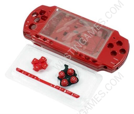 Full Housing Shell Case Deeply Red for PSP 2000/Slim