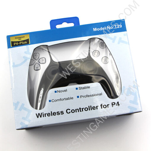 New PS5 Shape Wireless Bluetooth Gamepad Controller with Turbo for Playstation 4 PS4 White - Image 5