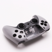 Replacement Top and Bottom with Glossy Button Housing Shell Case for PS5 Dualsence 5 Controller - Grey 03