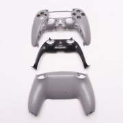Replacement Top and Bottom with Glossy Button Housing Shell Case for PS5 Dualsence 5 Controller - Grey 05