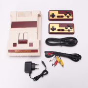 188 Games HD Wireless TV Game Console with 2.4G Dual Controller Supports Game Card HB-102 for FC NES, Red/White Version 03