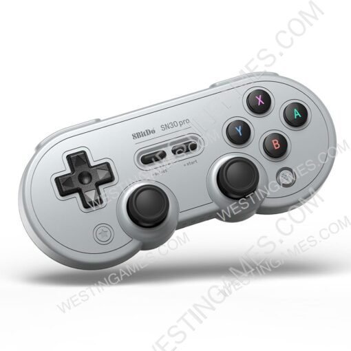 New 8bitdo SN30 Pro Bluetooth Wireless Gamepad Controller Purple Button for Android IOS MacOS PC and Switch Grey - Image 2