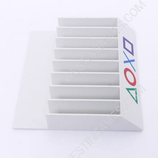 8in1 8 CD Game Disc Storage Seat Stand for PS4/PS5 White PS Logo - Image 3