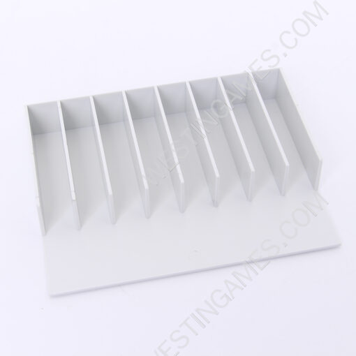 8in1 8 CD Game Disc Storage Seat Stand for PS4/PS5 White PS Logo - Image 4