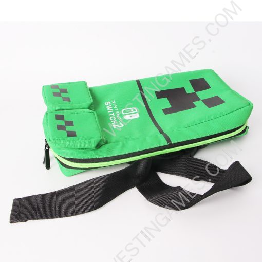 NEW Fashion Backpack Travel Bag Holds for NS Switch 1/2 - Minecraft - Image 4