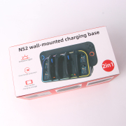 Wall Mounted Charge Dock Station with RGB Light HBS-2807 for Nintend Switch 2 Console Joy-Con Controller