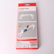 Hard Cover Plastic Clear Crystal Protective Shell Case with Card Slot TNS-3155 for Switch 2 03