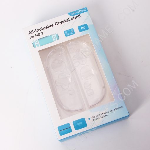 Switch2 console split crystal protective shell dustproof and drop-proof PC protective hard shell transparent