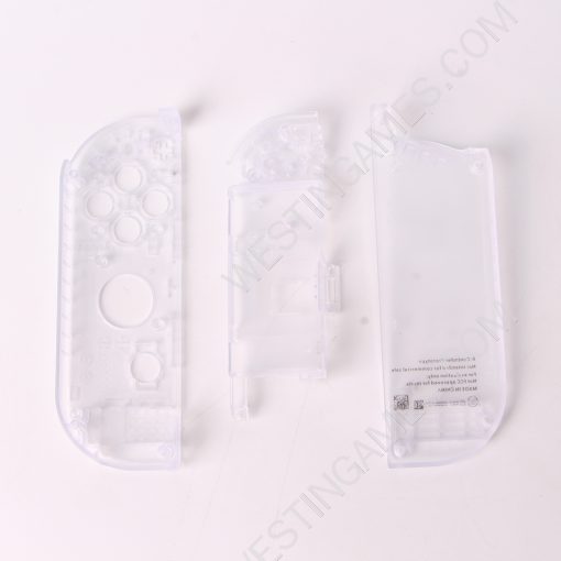 Original Left and Right Housing Cover Case Set for Switch Joy-con Clear Transparet Clear - Image 7