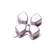 Metal D-PAD Button Cross Key Replacement for PS5 Controller - Silver