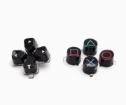 Replacement D-Pad Direction Function Key and A B X Y Cross Crystal Button For PS5 Controller - Black