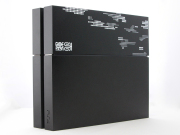 Matt Black Relief Pattern HDD Hard Disc Drive Cover Case for Playstation 4 PS4 - Peace Kingdom 03