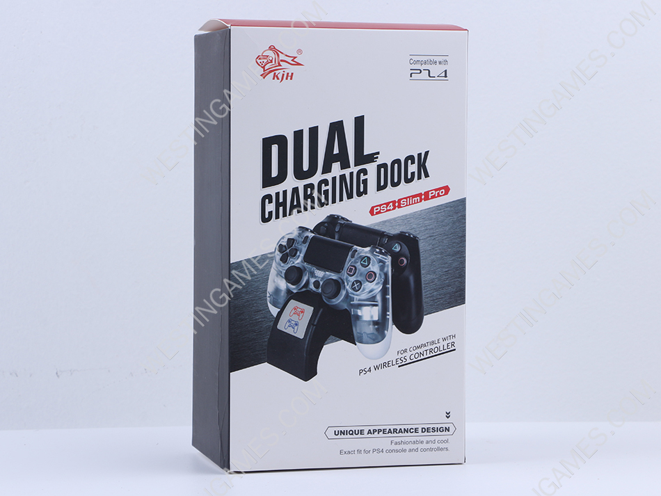 Unique Design Dual Charging Dock Stand with LED Indicator for PS4 Slim and Pro Wireless Controller