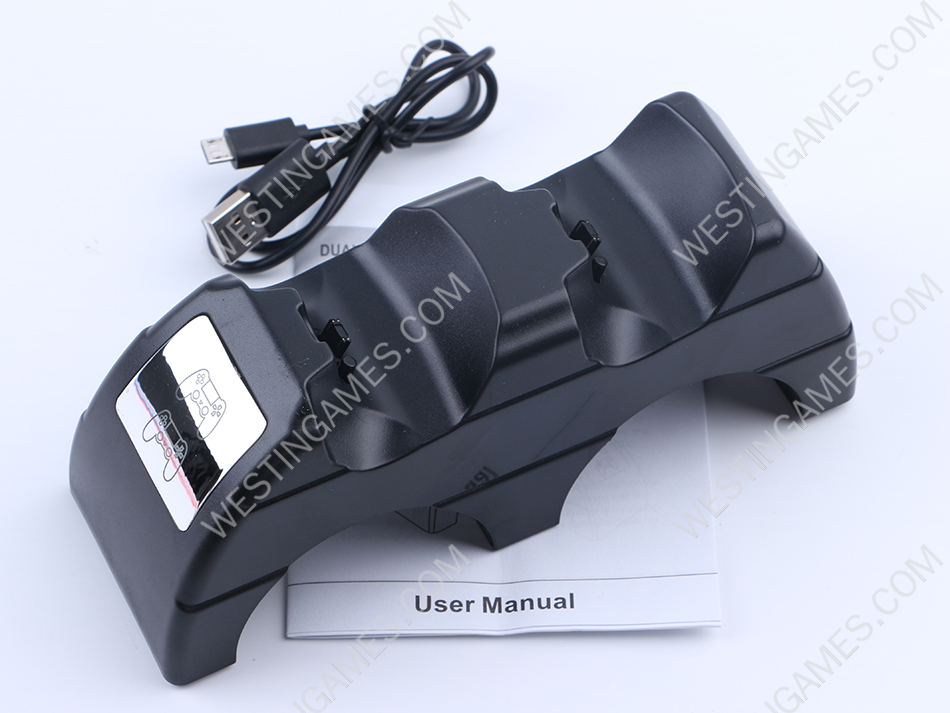 Unique Design Dual Charging Dock Stand with LED Indicator for PS4 Slim and Pro Wireless Controller 02