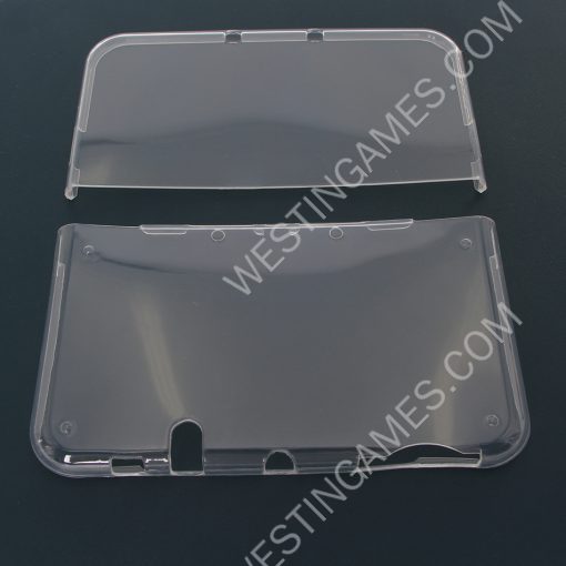 Clear Rubber TPU Soft Gel Game Protective Skin Case Cover for NEW 3DS XL - Image 2