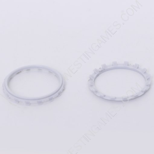 Analog Thumbstick Accent Rings Replacement Parts For PS5 Controller - White - Image 2