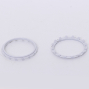 Analog Thumbstick Accent Rings Replacement Parts For PS5 Controller - White 02