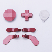 New 12Pcs Swap Thumbsticks Grips Metal Magnetic Stick Set for XBOX ONE Elite 2 Controller Full Red 03