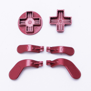 New 12Pcs Swap Thumbsticks Grips Metal Magnetic Stick Set for XBOX ONE Elite 2 Controller Full Red 04