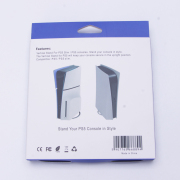 Vertical Base Stand Metal Bracket Holder for PS5 and PS5 Slim Disc and Digital Edition Console Blue 02