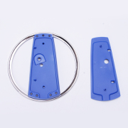 Vertical Base Stand Metal Bracket Holder for PS5 and PS5 Slim Disc and Digital Edition Console Blue 05