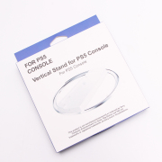 Vertical Base Stand Metal Bracket Holder for PS5 and PS5 Slim Disc and Digital Edition Console White