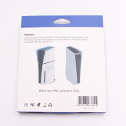 Vertical Base Stand Metal Bracket Holder for PS5 and PS5 Slim Disc and Digital Edition Console White 02