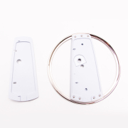 Vertical Base Stand Metal Bracket Holder for PS5 and PS5 Slim Disc and Digital Edition Console White 05