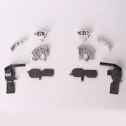 Original Complete ABXY and R L Key Button Accessoires for Switch lite - Pokemon Grey 04