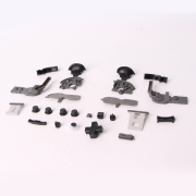 Original Complete ABXY and R L Key Button Accessoires for Switch lite - Pokemon Black 02