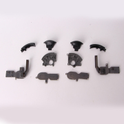 Original Complete ABXY and R L Key Button Accessoires for Switch lite - Pokemon Black 03