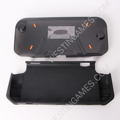 Anti-Slip TPU+PC Full Protective Case Ergonomic Handle Grip Support Disassembly for Switch 2 Black - Image 4