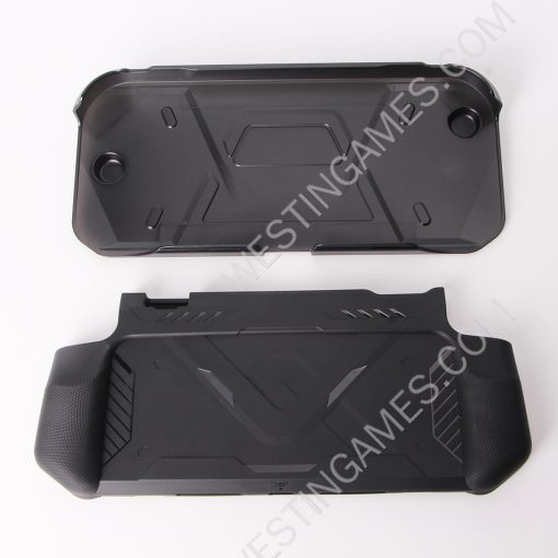 Anti-Slip TPU+PC Full Protective Case Ergonomic Handle Grip Support Disassembly for Switch 2 Black - Image 5