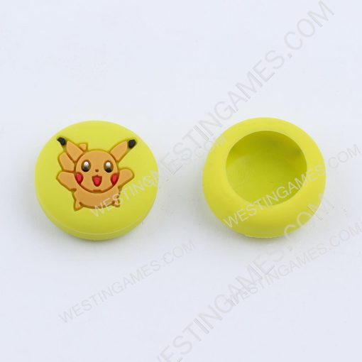 Rocker Supercap Thumb Grips Analog Caps Silicone Rubber For Switch Joy-con Picachu - Image 3