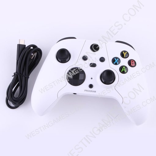 Wireless Bluetooth Gamepad Controller Rear Button Extension Key for XBOX Series S/X Windows PC - White